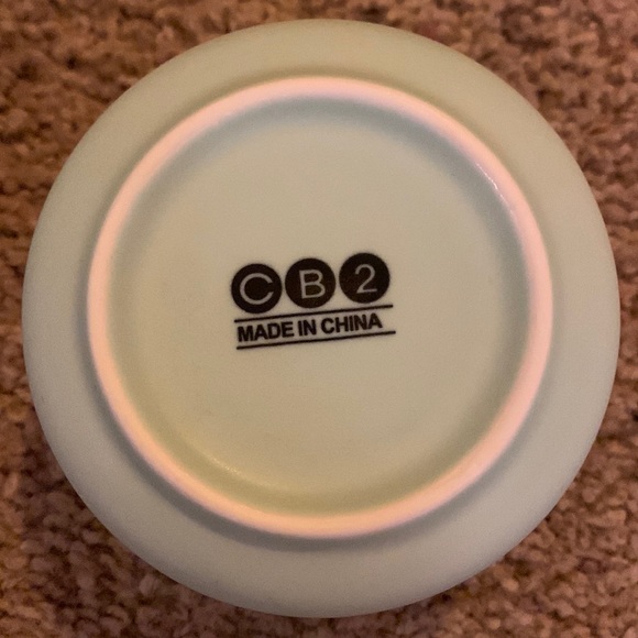 CB2 Small Mint Green Dessert Bowls - Picture 4 of 4